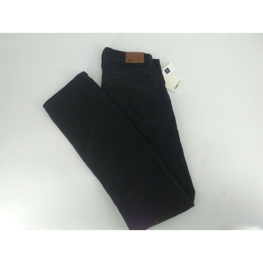 GAP CORDUROYS STRAIGHT PANTS MENS SIZE 38X30 ZIP FLY BROWN COLOR NEW NWT